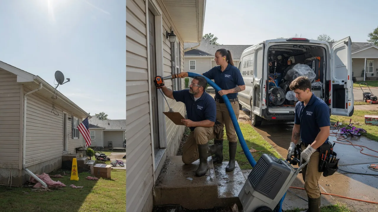Ceiling Water Damage Restoration in Gorham, ME near me